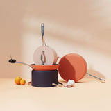 Ciarra Beyond Cookware Set Orangina (4PCS)