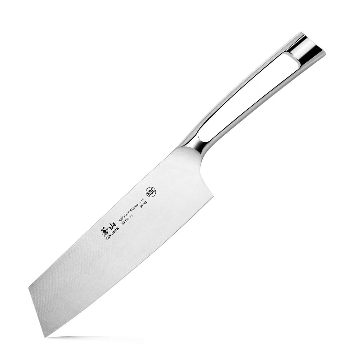 N1 Series 7-Inch Nakiri Vegetable Cleaver, Forged German Steel, 59984