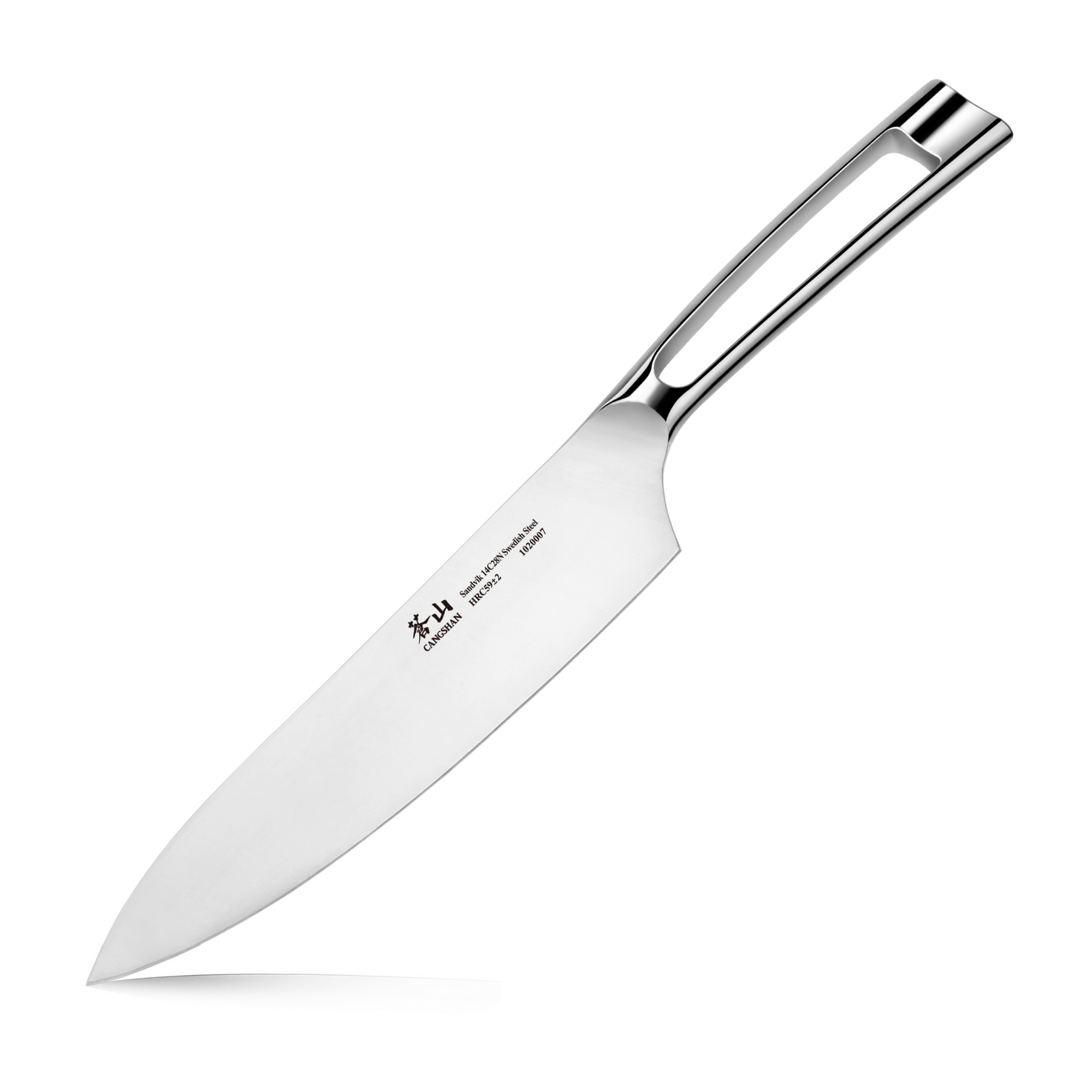 TN1 Series 8-Inch Chef Knife, Forged Swedish 14C28N Steel, 1020007