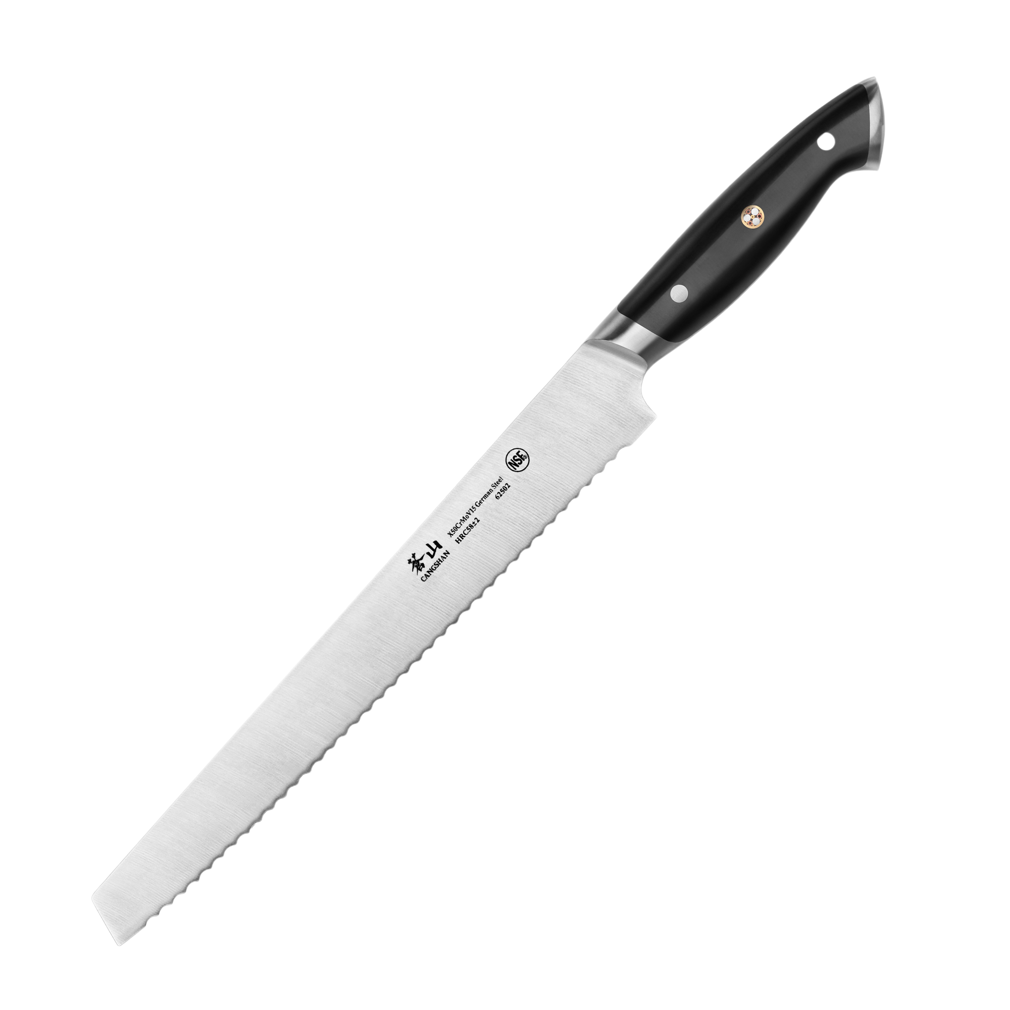 Z Series 10.25-Inch Bread Knife, Forged German Steel, 62502