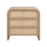 Cannes 3-Drawer Nightstand