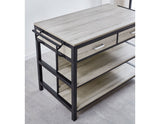 Carson 3-Piece Kitchen Island Set (Table & 2 Counter Chairs)