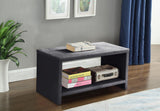 Cleo Contemporary Night Stand – Stylish Velvet Upholstered Design with Open Shelf for Storage