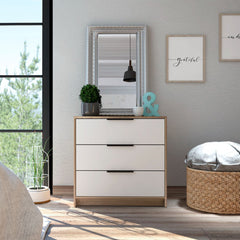 Kaia 3 Drawers Dresser, Superior Top