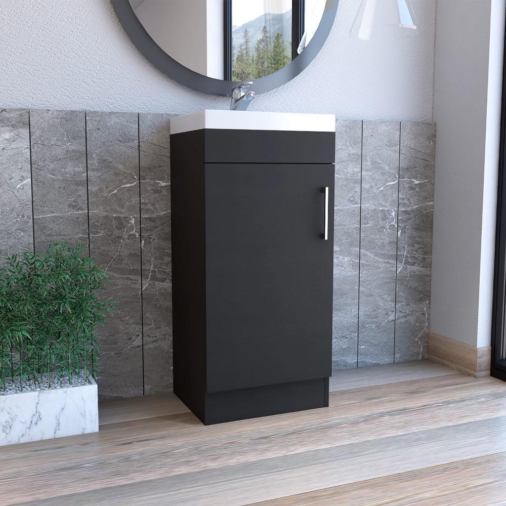 Sevilla Bathroom Vanity, Single Door Cabinet