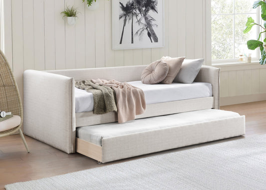 Colton Twin Daybed with Trundle - Contemporary Design, Versatile Storage & Extra Sleeping Space