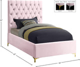 Cruz Luxurious Velvet Bed with Tufted Headboard and Contemporary Design for Stylish Bedrooms