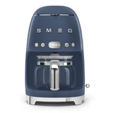 Retro-Style Drip Coffee Machine (10 Cups) - Navy Blue