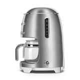 Drip-filter coffee machine Retro-style Stainless steel Brushed