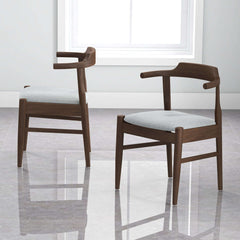 Leon Mid-Century Modern Dining Chair (Set of 2)