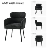 Anastasius Modern Boucle Dining Chair(Optional Types)