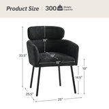 Anastasius Modern Boucle Dining Chair(Optional Types)