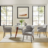 Anastasius Modern Boucle Dining Chair(Optional Types)