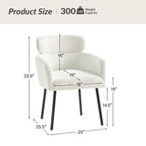 Anastasius Modern Boucle Dining Chair(Optional Types)
