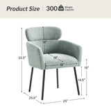 Anastasius Modern Boucle Dining Chair(Optional Types)
