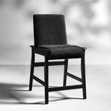 Leo Modern Upholstered Counter Stool quick shift to Dining Chair