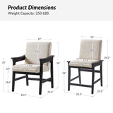 Leo Modern Upholstered Counter Stool quick shift to Dining Chair
