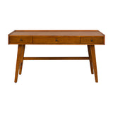 Charlotte Mid-century Modern 60" Computer Desk with Cable Management & Charging Station