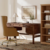 Raquel Transitional Office Desk with Concealed Cable Hole