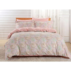 BDS Duvet Cover Sheets Set, Dolce Mela Corfu Queen Size Bedding