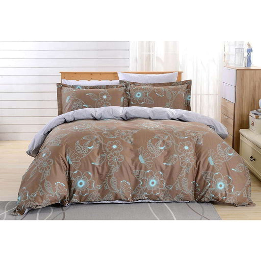 BDS Duvet Cover Sheets Set, Dolce Mela Lefkada Queen Size Bedding