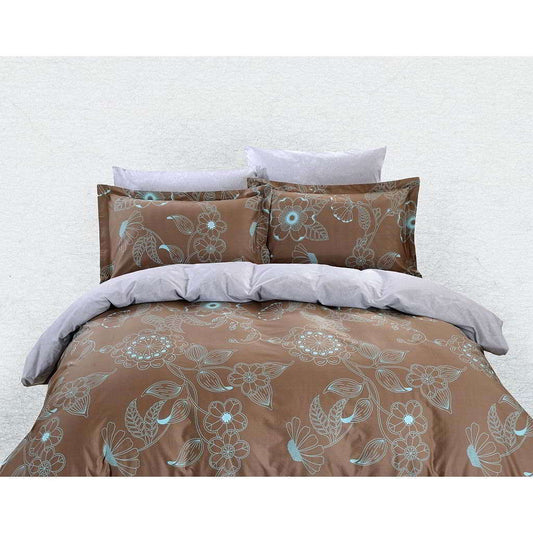 BDS Duvet Cover Sheets Set, Dolce Mela Lefkada Queen Size Bedding