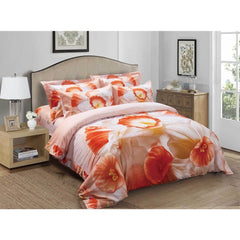 BDS Duvet Cover Set, Queen size Floral Bedding, Dolce Mela - April