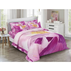 BDS Duvet Cover Set, King Size Floral Bedding, Dolce Mela - June