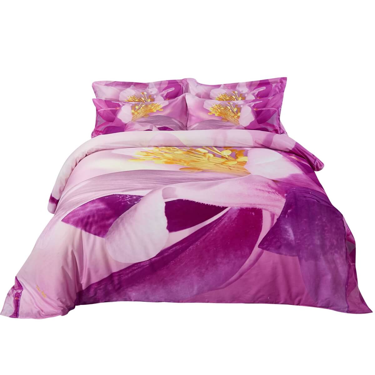 BDS Duvet Cover Set, King Size Floral Bedding, Dolce Mela - June