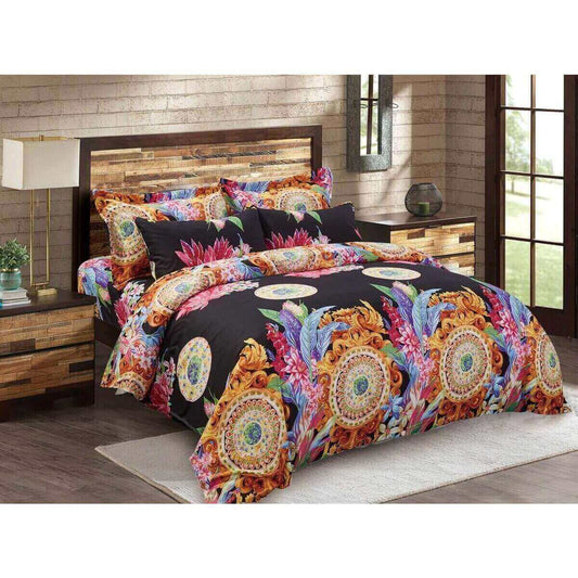 BDS Duvet Cover Set, Queen size Floral Bedding, Dolce Mela - Ecstasy