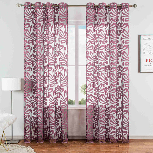 BDS Dolce Mela Sheer Curtain Panels - Madrid