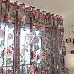 BDS Window Sheer Curtains Panel, Bucharest