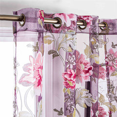 BDS Window Sheer Curtains Panel, Bucharest