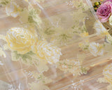 Lyon - Sheer Curtain Panel -  Yellow