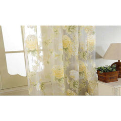 BDS Window Sheer Curtains Panel, Lyon