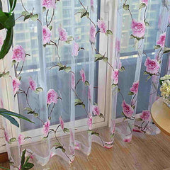 BDS Window Sheer Curtains Panel, Paris