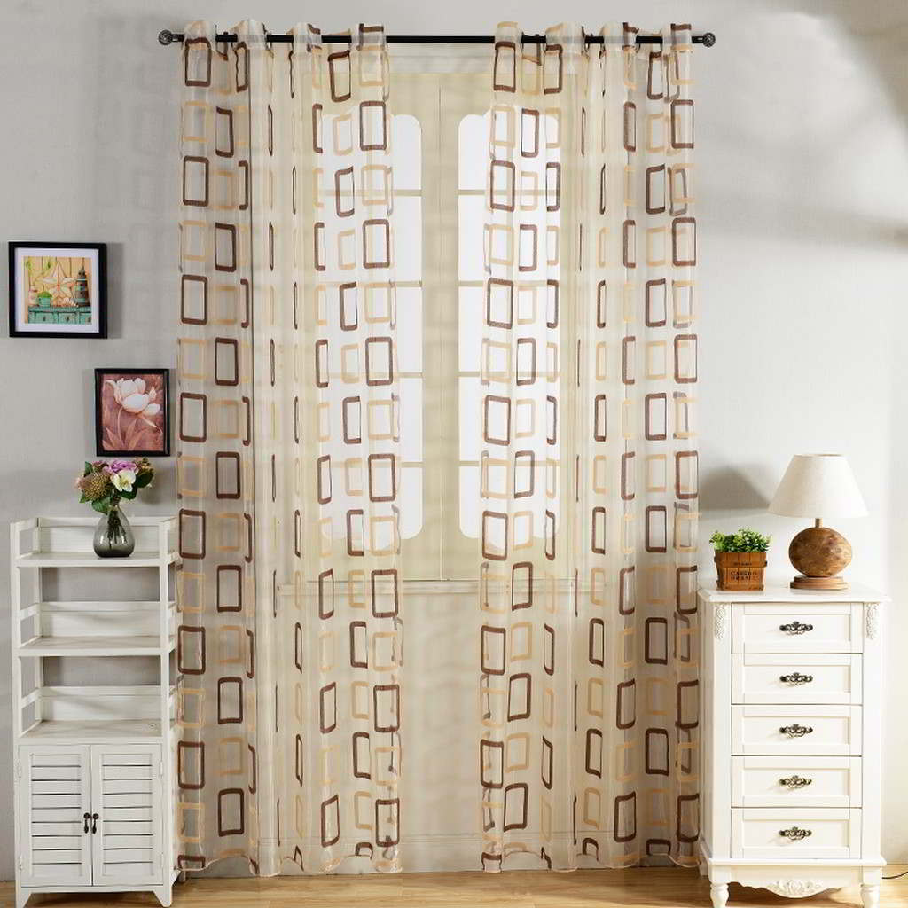 BDS Window Sheer Curtains Panel, Nice