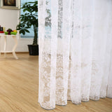 Patras - Sheer Curtain Panel - White