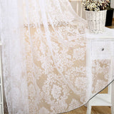 Patras - Sheer Curtain Panel - White