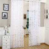 Patras - Sheer Curtain Panel - White