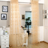 Larissa - Sheer Curtain Panel - Gold