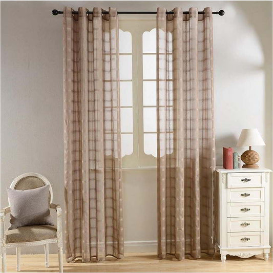 BDS Window Sheer Curtains Panel, Golden Isles