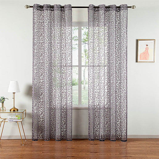 BDS Window Sheer Curtains Panel, Artemis