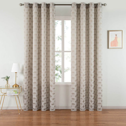 BDS Window Semi-Blackout Curtains Panel, Apollo