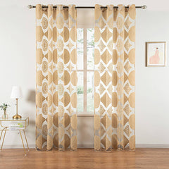 BDS Window Sheer Curtains Panel, Chrysus