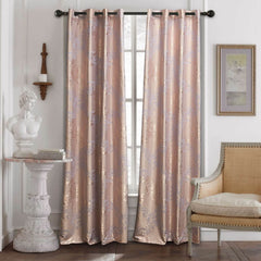 BDS Curtains Damask Jacquard, Grommet, Semi-Blackout, Tall 60x100 inches