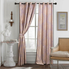 BDS Curtains Damask Jacquard, Grommet, Semi-Blackout, Tall 60x100 inches