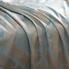 BDS Curtains Damask Jacquard, Grommet, Semi-Blackout, Tall 60x100 inches