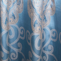 BDS Curtains Damask Jacquard Grommet Semi-Blackout, Tall 60x100, Caen by Dolce-Mela