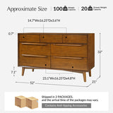 Ileanna Mid-century Modern 7-Drawer Dresser